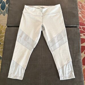 Zella Light Gray Leggings Capri Length